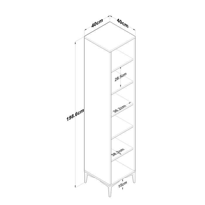 Hanah Home Armario Multiusos Blanco JE111 - 2949